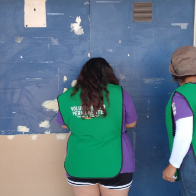 Tomasinos voluntarios transformaron acceso a Maternidad de Hospital Dr. Sótero del Río